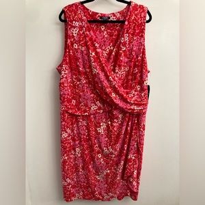 NWT Pink floral print CHAPS dress